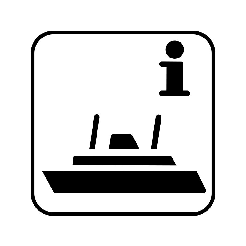 pictogram / piktogram - Færgeinformation