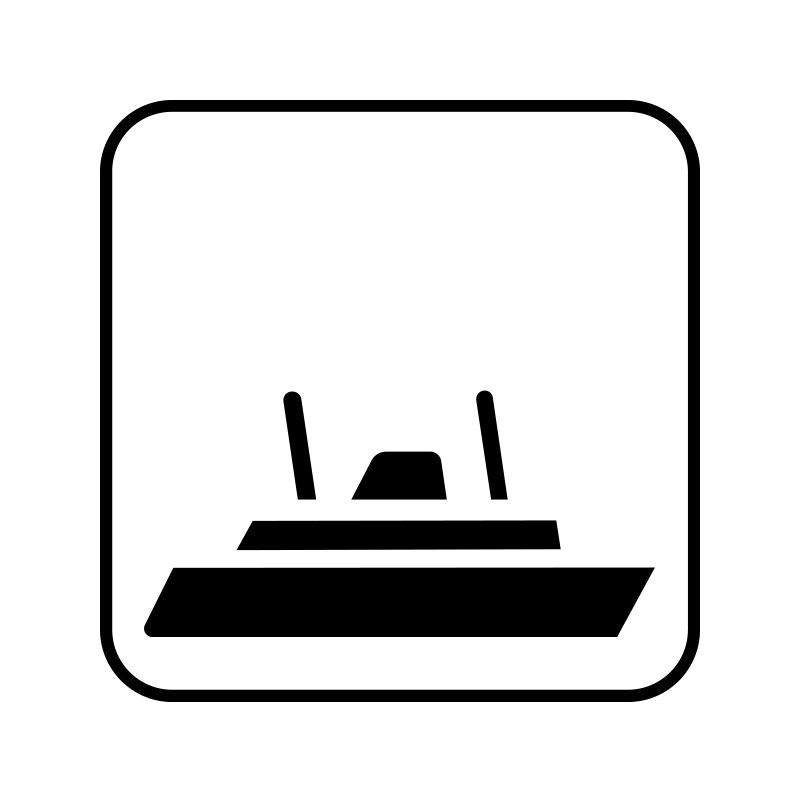 pictogram / piktogram - Færge