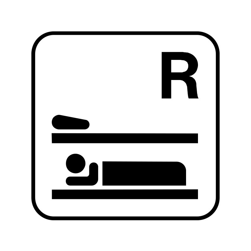 pictogram / piktogram - Køjereservation