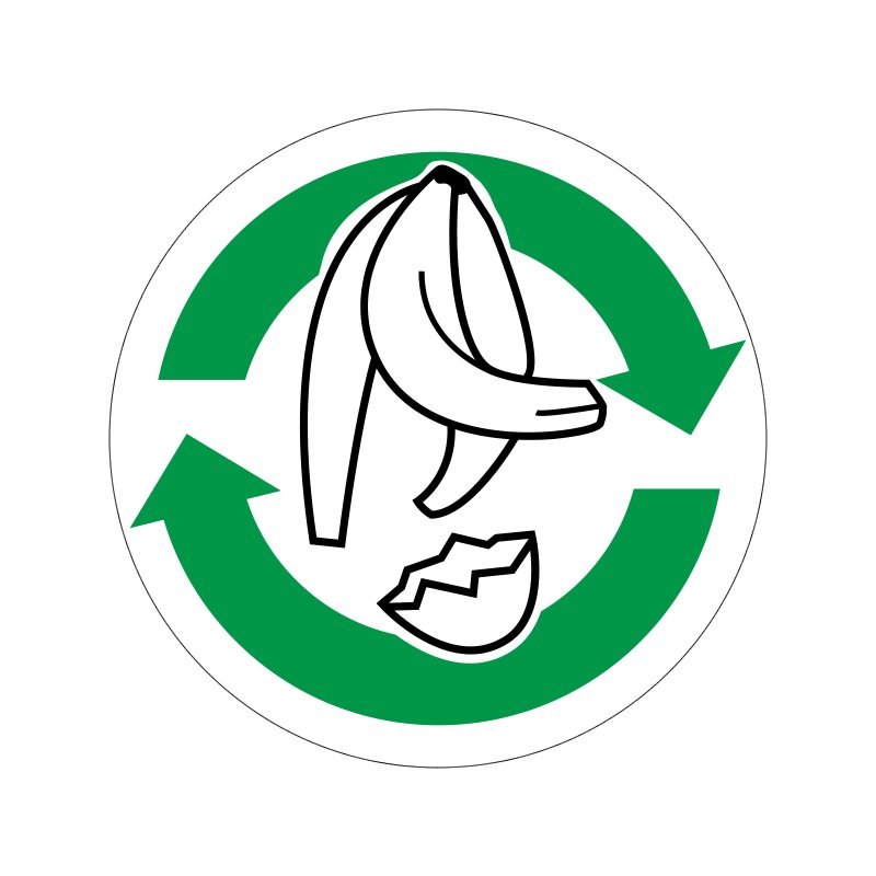 pictogram / piktogram - Husholdning genbrug