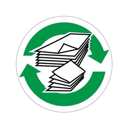 pictogram / piktogram - Papir genbrug