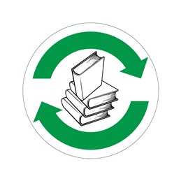 pictogram / piktogram - Bøger genbrug