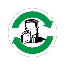 pictogram / piktogram - Olie og kemikalier genbrug