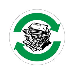 pictogram / piktogram - Reklamer genbrug