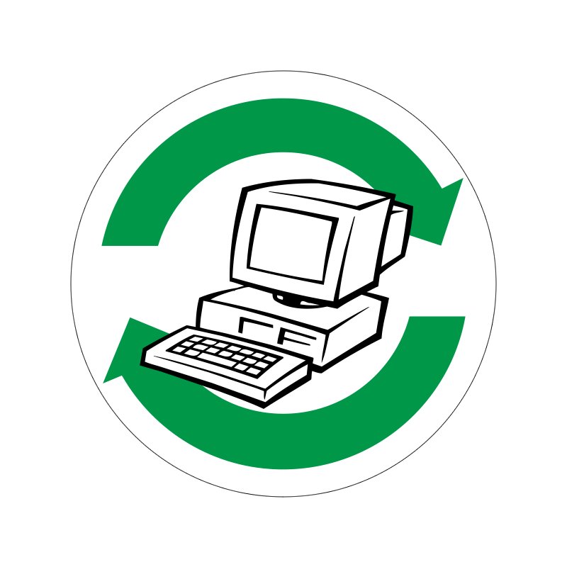 pictogram / piktogram - EDB udstyr genbrug