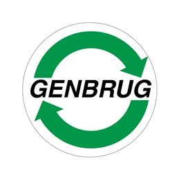 pictogram / piktogram - Genbrug genbrug