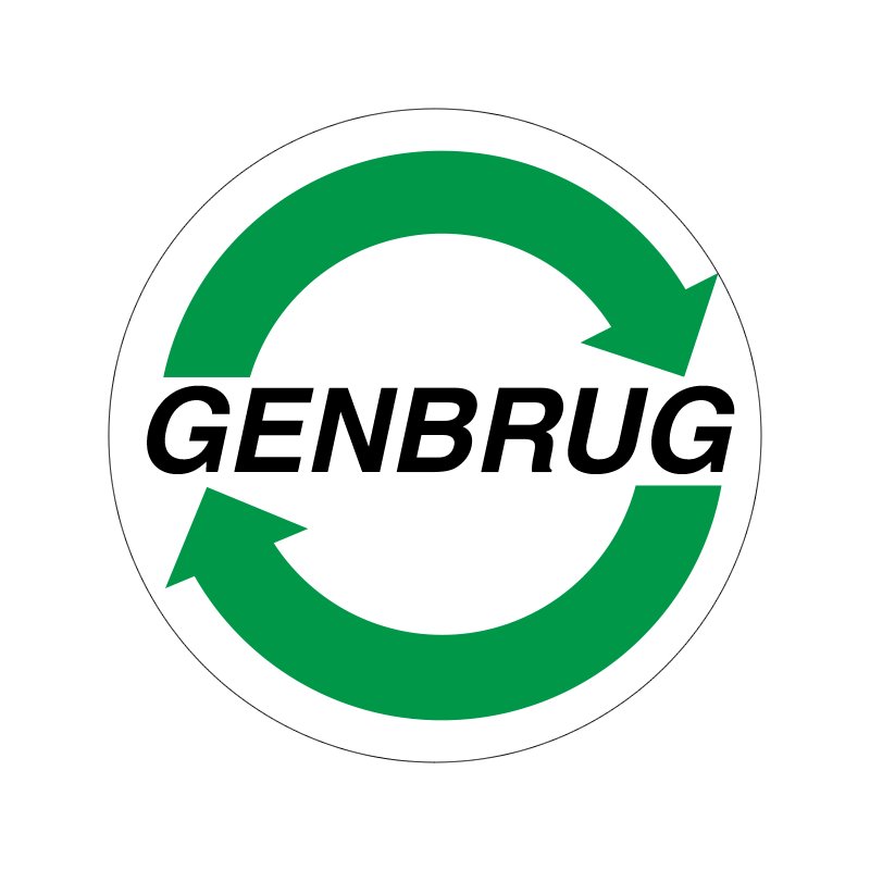 pictogram / piktogram - Genbrug genbrug