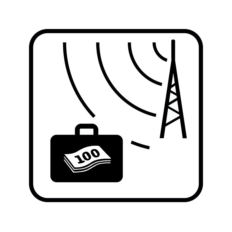 pictogram / piktogram - Overvågning af værditransportkuffert