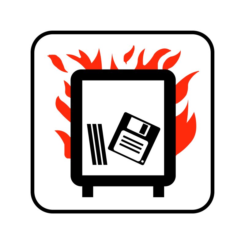 pictogram / piktogram - Brandskab