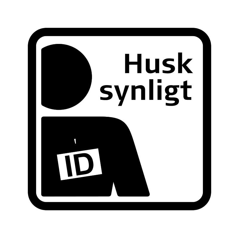 pictogram / piktogram - Adgangskontrol