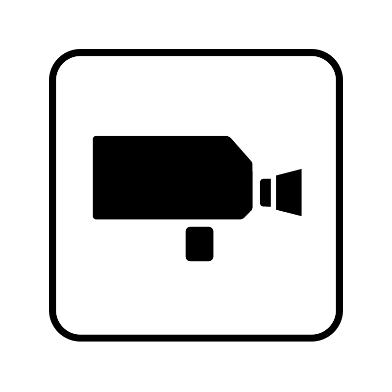 pictogram / piktogram - ITV Overvågning (CCTV)