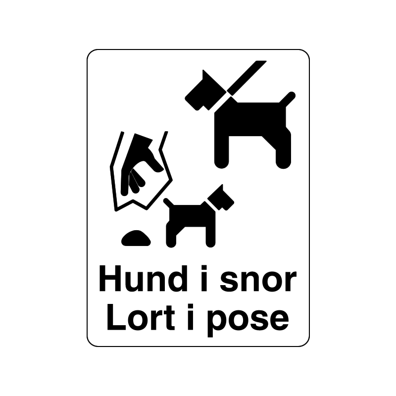 Hund i snor - lort i pose