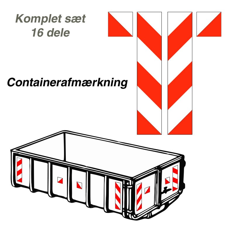 containermarkering - containerrefleks