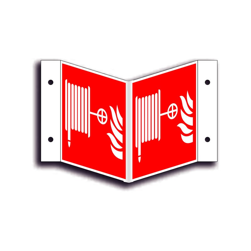 Brandslange Vinkelskilt