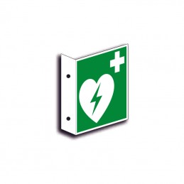 AED / Hjertestarter Faneskilt