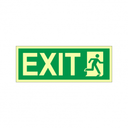 Exit with symbol direction right