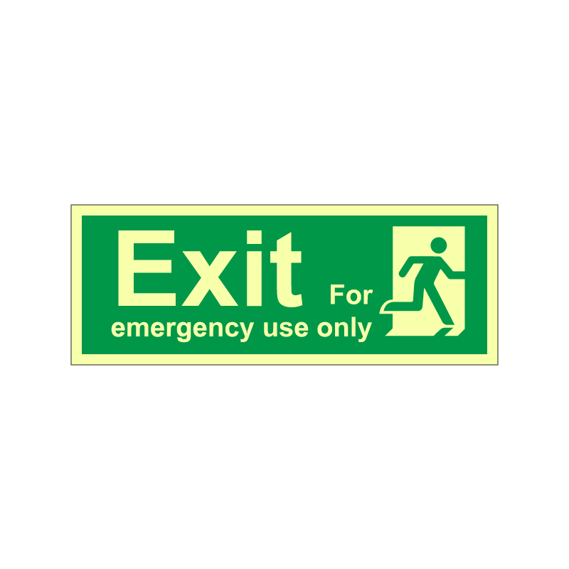 Exit - For emergency use only