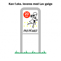 pas på mig skilt
