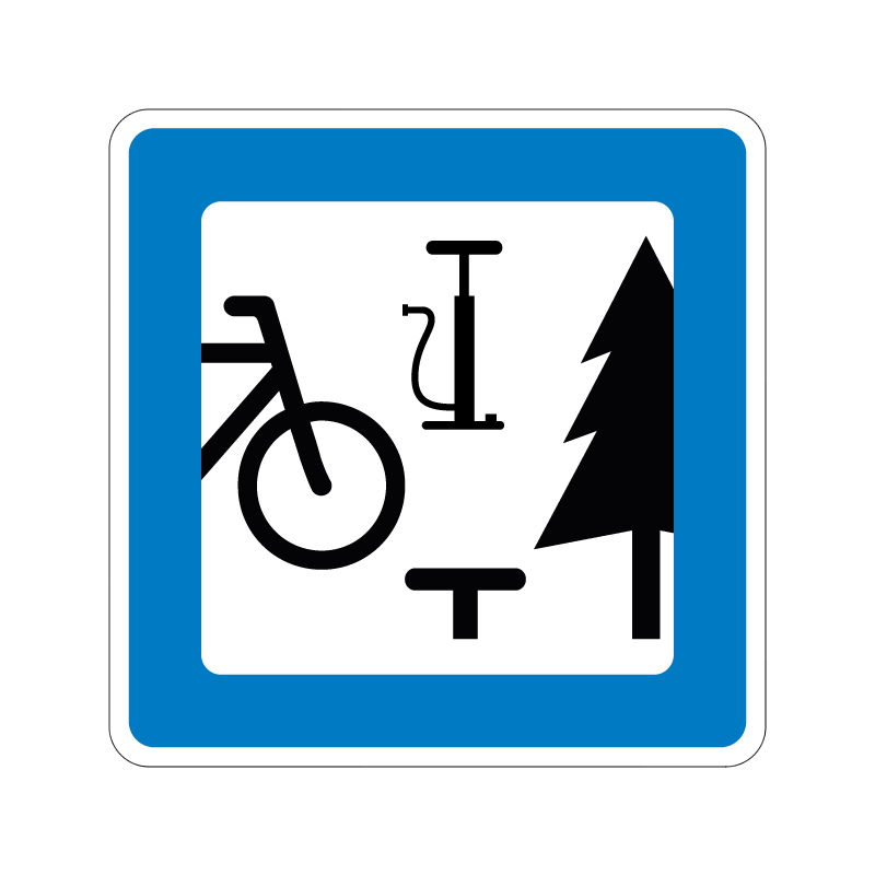 M 34.1 Cykelrasteplads