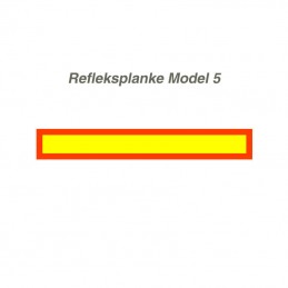 Vognafmærkning - refleksplanke model 5