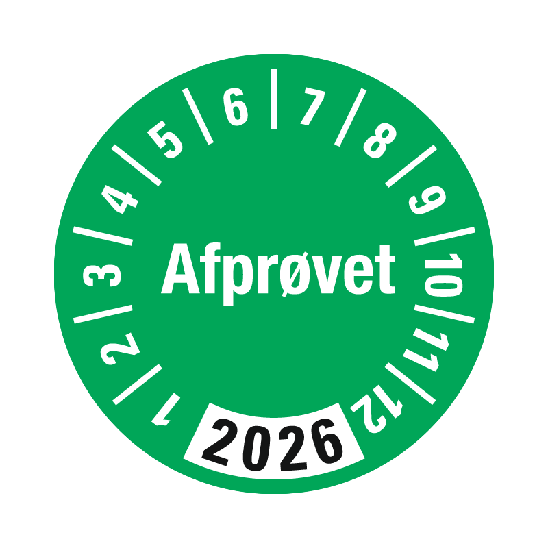 kalibreringsmærke afprøvet model 2
