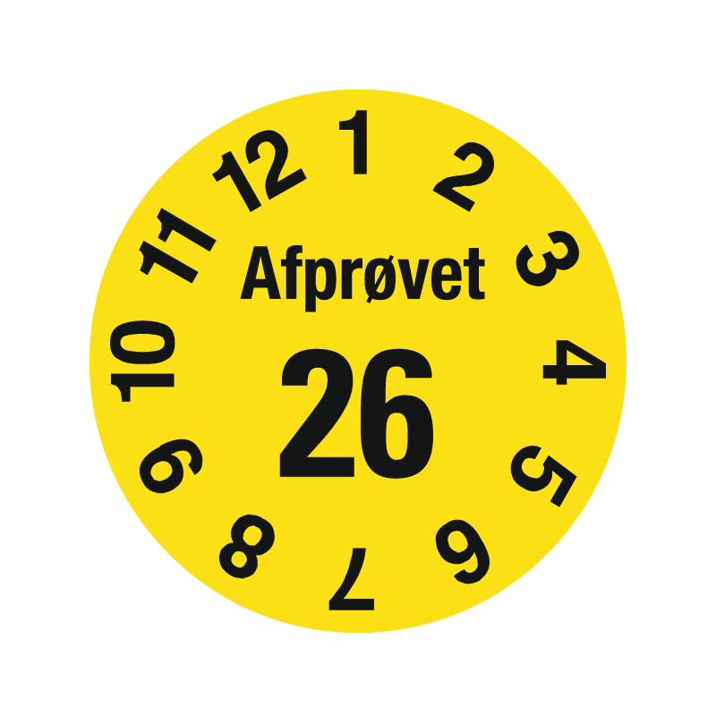 kalibreringsmærke afprøvet model 3