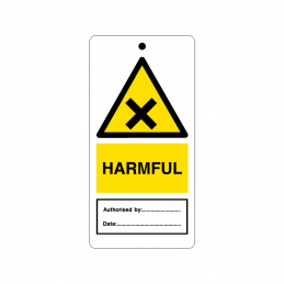 temporary tie tag - harmful