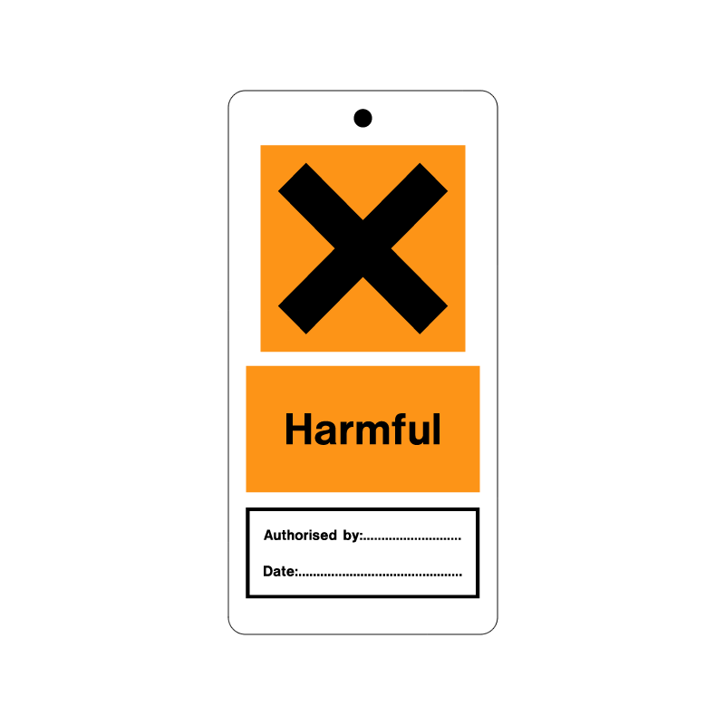 temporary tie tag - harmful