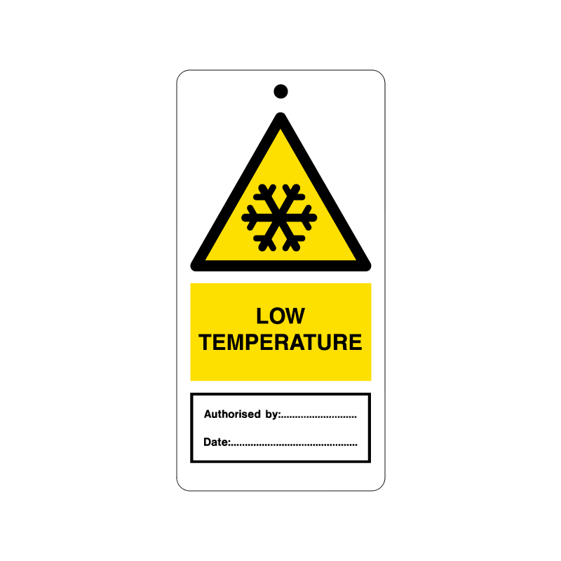temporary tie tag - low temperature