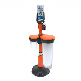 Skipper Safety Station 3 SS03 komplet mobil hygiejne- og sikkerhedsstation fra IC Safety