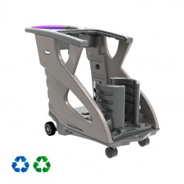 Skipper Q Purple Unicart UNICART-02 mobil transportvogn til afspærring