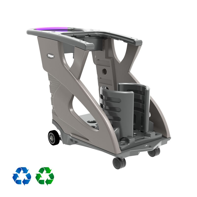 Skipper Q Purple Unicart UNICART-02 mobil transportvogn til afspærring