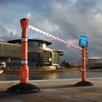 Skipper™ Udendørs Afspærringssystem | 9m Modulær Sikkerhedsafspærring